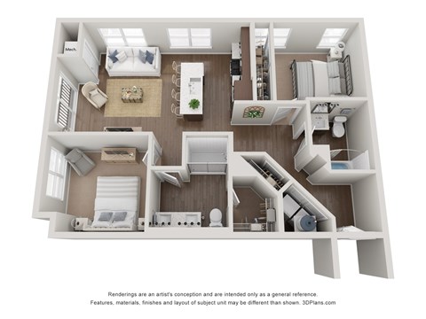 2 bedroom 2 bathroom